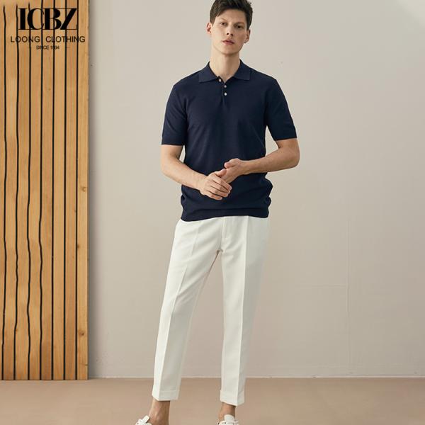 Дизайн на заказ Неапольские итальянские мужские брюки белые и белые парижские брюки