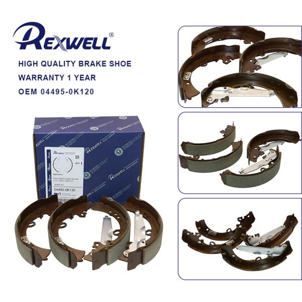 Nouveau équipement OEM 04495-0K120 Truck arrière tambour de frein chaussure et coussinets ensemble pour Toyota Hilux pick-up Auto pièces de rechange accessoires