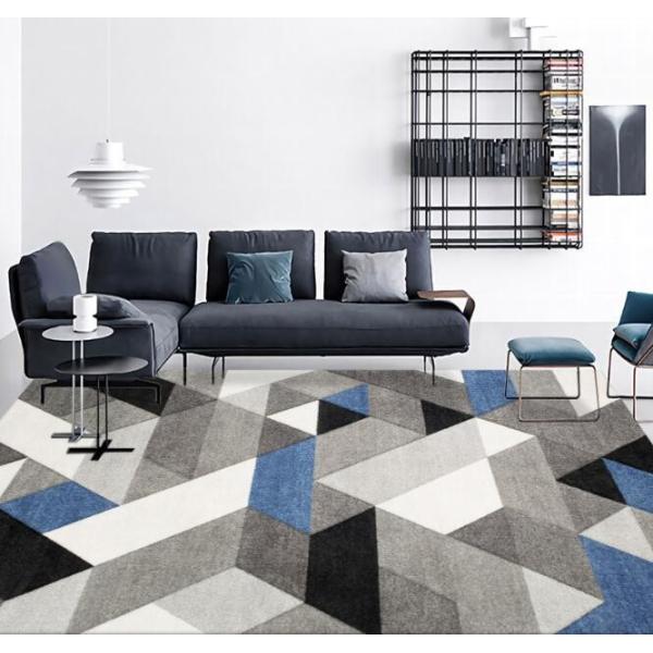 Rectangle Polyester Fiber Living Room Floor Carpets Household Absorption Bedroom Sofa