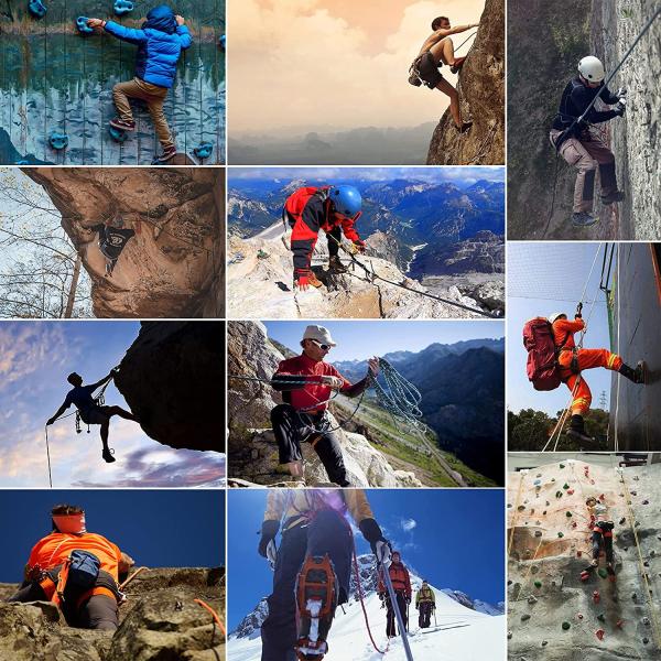Веревочка веревочки 8mm скалолазания статическая Rappelling сверхмощная взбираясь