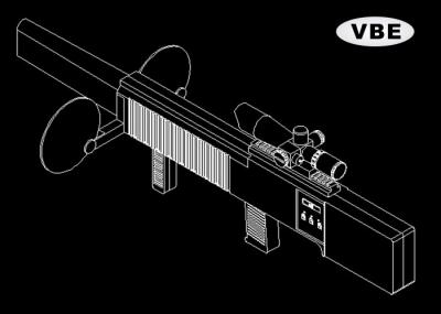 Medidores do UAV/do jammer 1000 - 1500 sinal do zangão que bloqueiam a operação do estábulo do raio