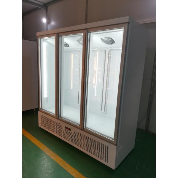 Double Door Commercial Restaurant Refrigerator 1350W Anti Collision