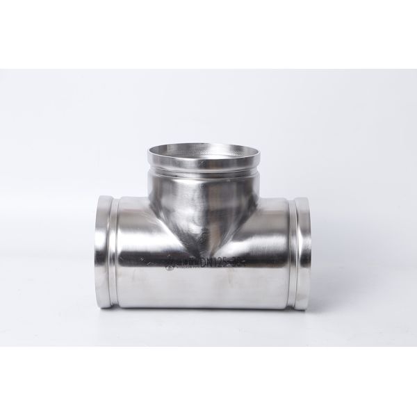 Heating Piping Stainless Steel Grooved Fittings Welded Customized