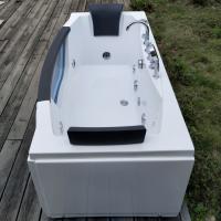 Saia lateral dupla interna conduzida de duas pessoas da banheira dos TERMAS de Jet Whirlpool de 66 polegadas