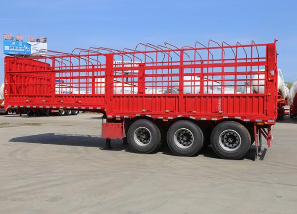 Customized Air Suspension Fence Trailer For Heavy Duty Cargo Truck