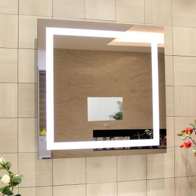 2700K/3000K/4000K/6000K Luz natural quente Tela táctil Banheiro Vanity LED Espelho TV