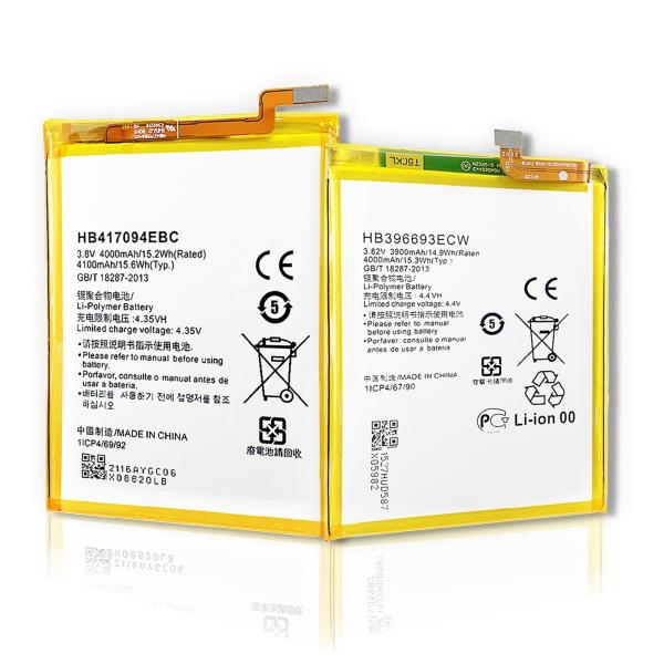 Bateria recarregável para telefones Huawei Mate Mate 20 Pro/Mate 10/20/30/40/50 Pro Lite