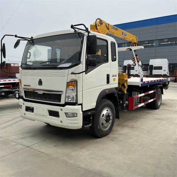 Howo Euro 3 chariot à rouleaux plat 4 tonnes chariot à rouleaux plat à inclinaison 116 ch