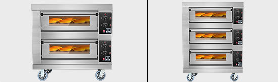 контроль температуры 600*400мм времени печи выпечки электрического газа 120Кг коммерчески