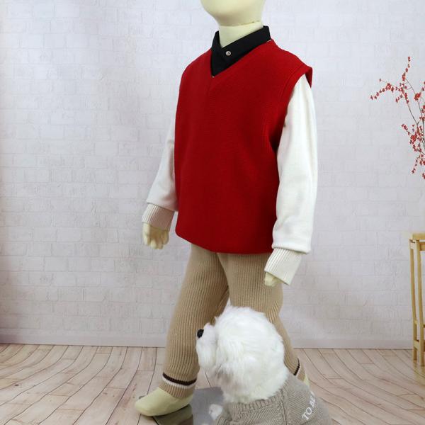 Boys Vest Sleeveless Pullover Baby Children Sleeveless Sweater