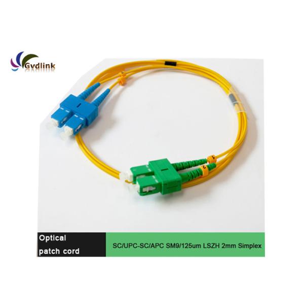 Гибкий провод SC/APC-SC/APC SM OM3 9/125um LSZH