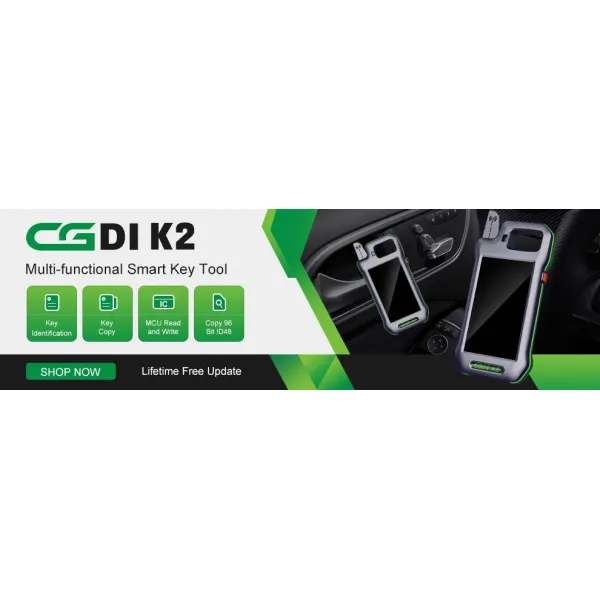 2025 Wifi CGDI K2 Professional Multi-functional Smart Locksmith Key Tool Remote Generator Support 96Bit ID48 Copy