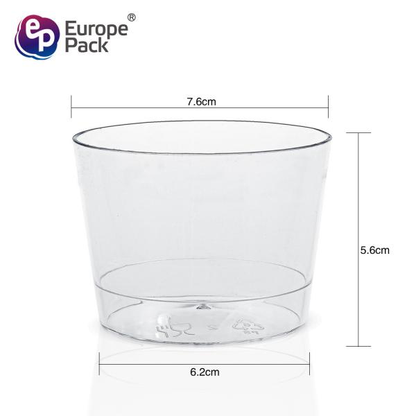 2019 popular disposable plastic fruit salad cup with FDA BPA FREE