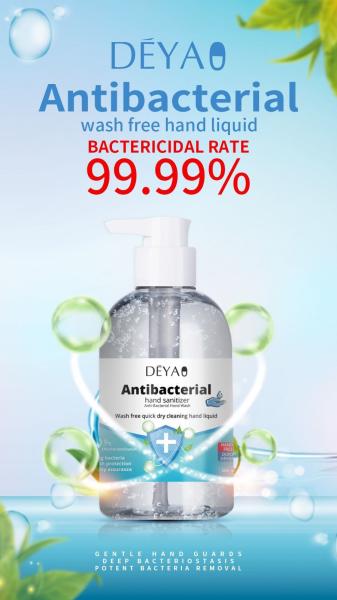 Easy Using Antibacterial Hand Sanitizer Double Sterilization Formula For Household