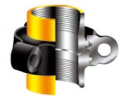 Blue Oil Well Drilling Equipment Equal Shape High Middle Low Pressure Union