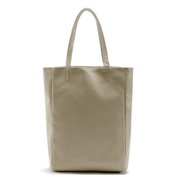 PU leather shoulder bag handbag simple retro long section of women's handbags shopping bags