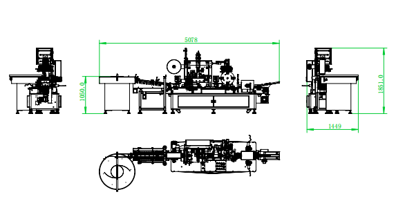 PVC Sleeve Labeling Machine Accurate Automatic Sleeve Wrapping Machine High Speed
