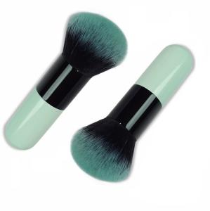 Round Shaped Gradient Color Soft Hair Single Portable Kabuki brush For Powder