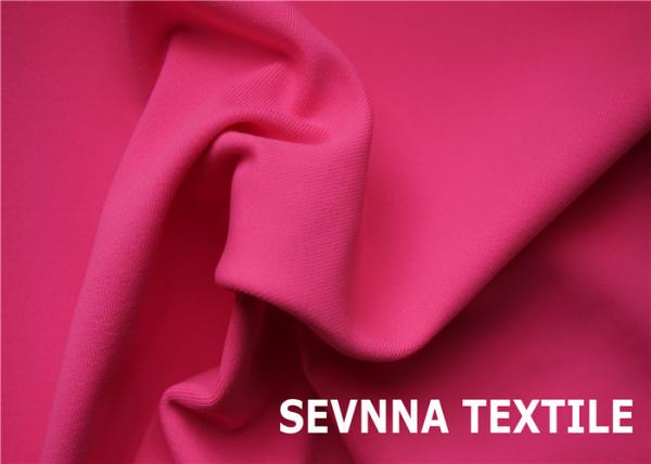 Dyed Colors Recycled Polyester Fabric DTM Weft Knitted Sustainable 2 Way Stretch