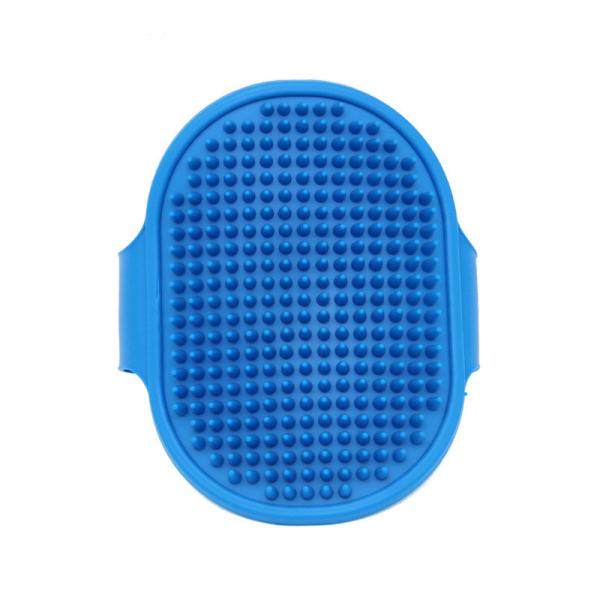 Portable Yellow Puppy Bath Brush TPR Bath And Brush Dog Grooming