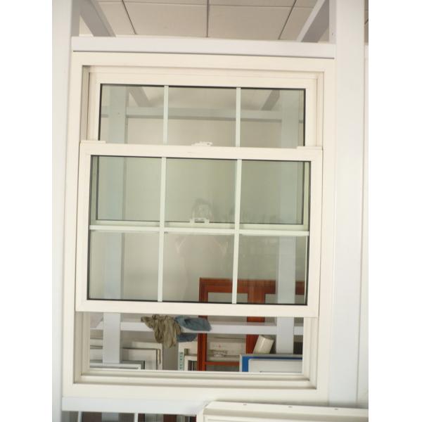European Style Single Hung Window / Aluminum Push Up Down Sliding Sash Window