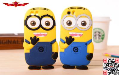 100% Qualify And Brand New Fashion Cartoon Silicone Cover Case For Lenovo A828T Colorful