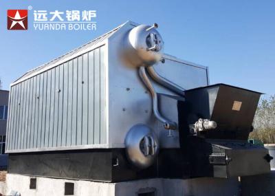 Eco Friendly Rice Husk Steam Boiler Water Tube Chain Grate 8 Tonhr Fuel