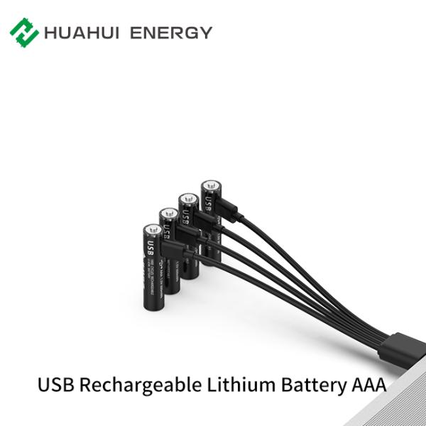 Микро- USB поручая батарею NSC AAA 01 1.5V 400mAh иона Li перезаряжаемые