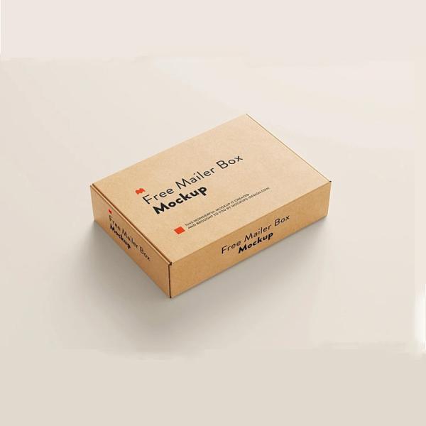 Custom Kraft Packaging Boxes Recyclable Paperboard for Apparel Electronics