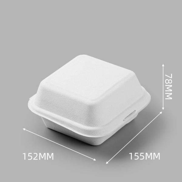 Sugarcane Bagasse Burger Box Food Container Shipping Cost and Estimated Delivery Time