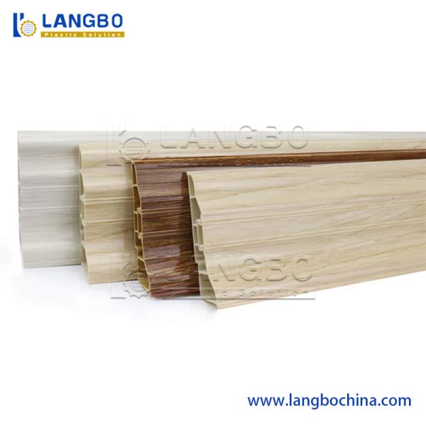 PVC Skirting Board | Moisture Resistant Wood Grain Effect for Wet Environments