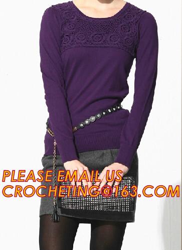 Winter handmade knit wool sweater designs knitwear for Women, Long Sweater Fashion for Old Women,Wool Loose Knitted Swea