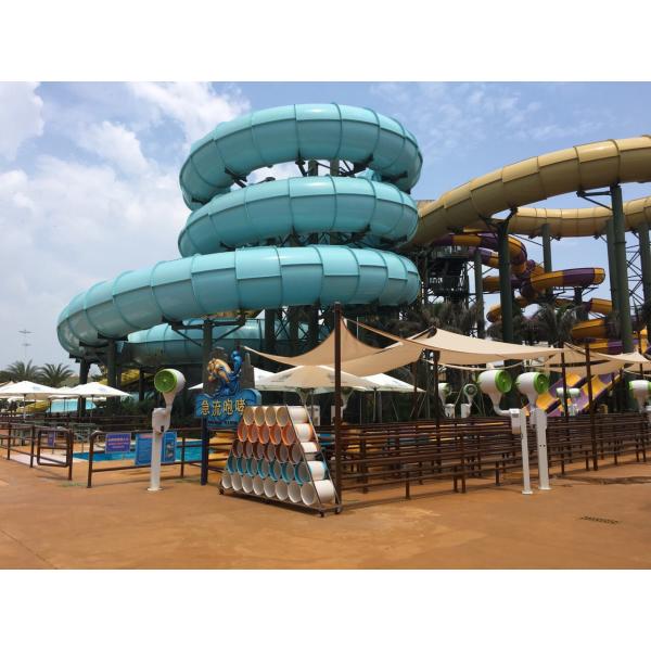 Kids Aqua Play Equipment 6mm Amusement Park Water Slide