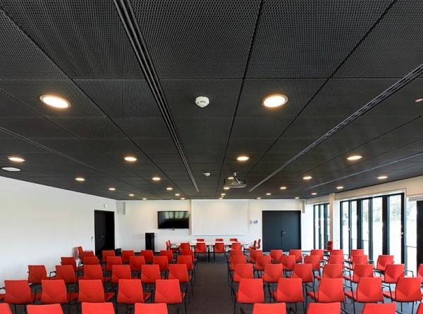 Customized Aluminum Expanded Metal Sheet Lath Ceiling 20 X 50mm 2mm Thickness