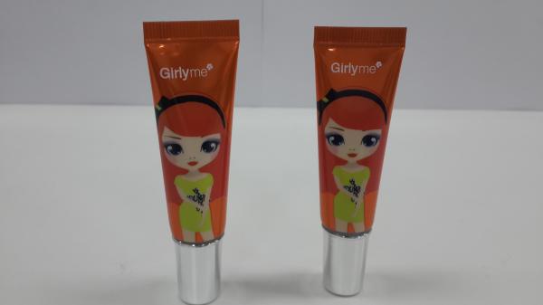 10g Eye Cream Packaging Shiny CAL Cosmetic Tube With Long Shoulder , Colorful Printing Diameter 19mm