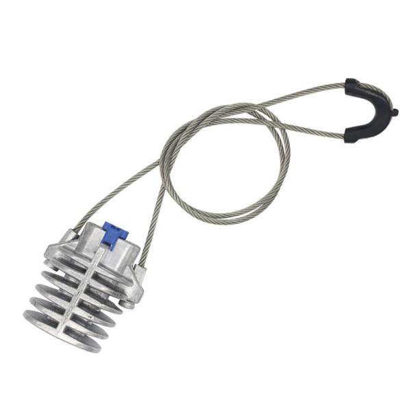 High Strength Metal Cable Optic Tension Clamp Dead End Anchoring Wedge Clamp Fiber