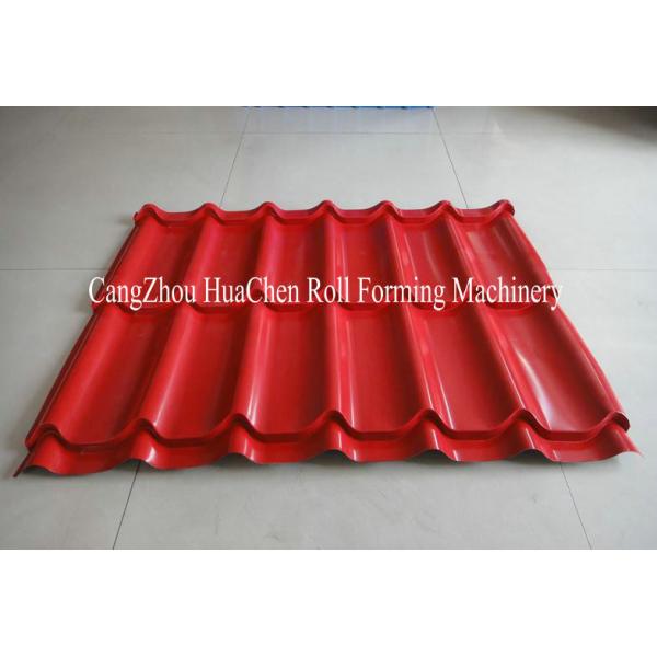 Алюминиевый крен рифленого листа формируя машину для плитки крыши 0,3 до 0.7mm