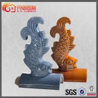 Figuras chinesas antigas budistas feitos a mão da telha de telhado dos ornamento chineses lustrosos do telhado