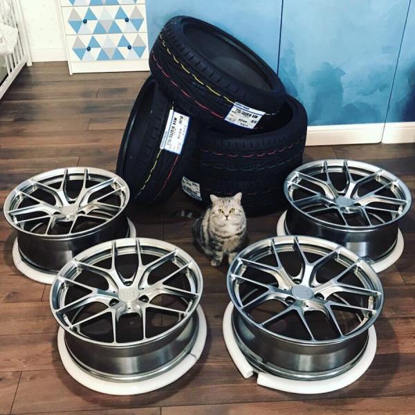 18 inch 20 inch for smart car alloy forged hyper silver wheels rims