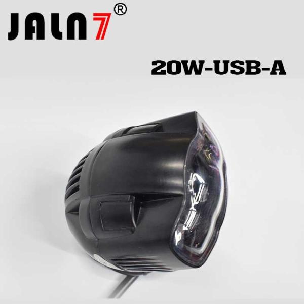 Motorcycle Headlight Led JALN7 20W USB Charge Driving Lights Fog Light Off Road Lamp Car Boat Truck SUV ATV Led Light