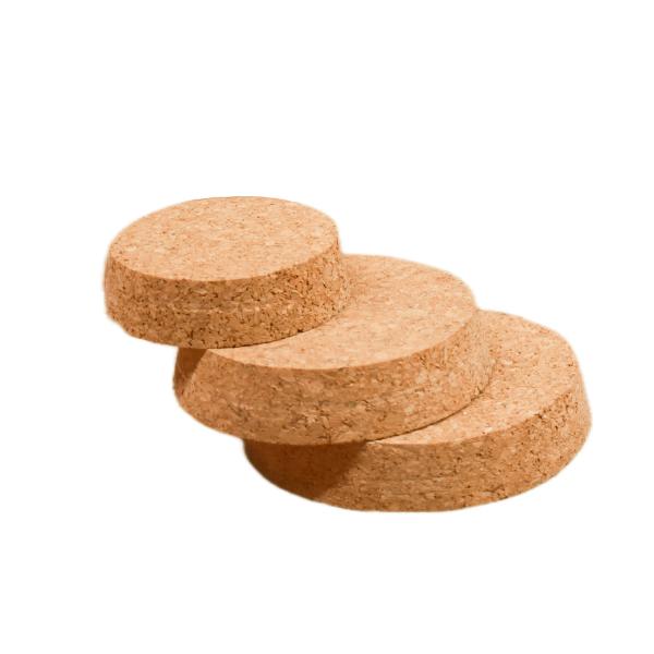 1 polegada afilou a abóbada natural DIY Toxicless inodoro de Cork Lids Plug Glass Round