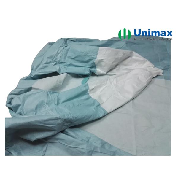 60gsm 3XL Spunlace Sterile Surgical Gowns