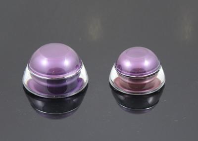 Transparent Plastic Lotion Jars Bullet Empty Beauty Containers