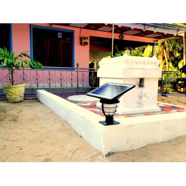 Outdoor Solar LED Garden Lights IP65 210lm/w LiFePO4 Battery 50000hrs Lifespan