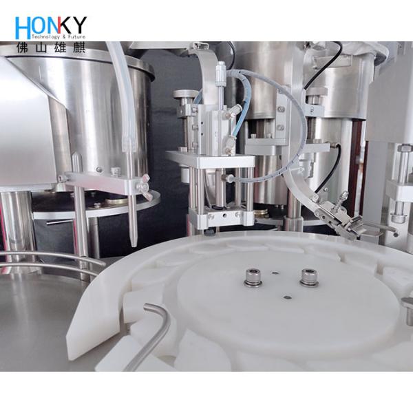 Destkop Automatic 10ml Bottle Liquid Filling Capping Machine With High Precision Filling For Small Batch pharmacy