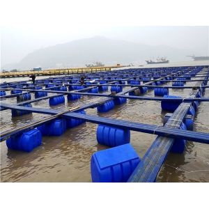 Farming Machinery Freshwater Fish Culture Cage Pontoon Customized