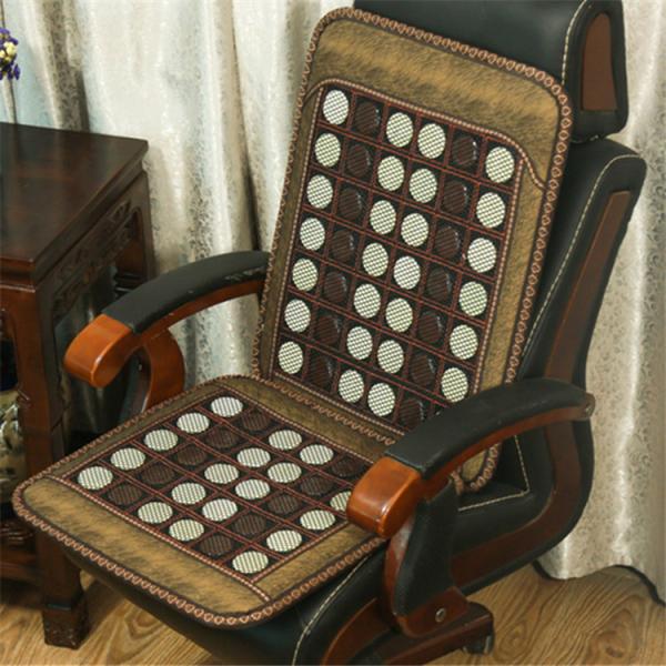 OEM ODM Accepted Comfortable Natural Jade and Tourmaline Stones Far Infrared Heating Pad for Car Seat by HealthyLine