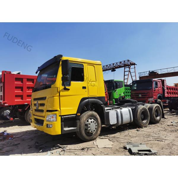 Carbon Steel Second Hand 371HP Tractor Head Trucks