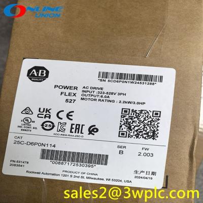 25C-D6P0N114 Allen Bradley PowerFlex 527 Variateur CA FREQUENCY CONTROL