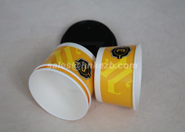 4OZ -12OZ Paper Ice Cream Bowls , Takeaway Ice Cream Disposable Cups